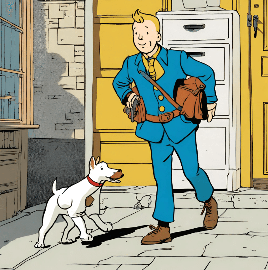 Canva - Tintin