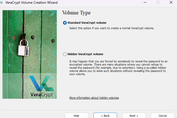 VeraCrypt - Standard VeraCrypt volume